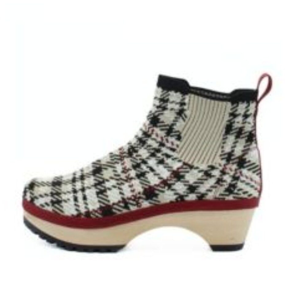 Jax & Bard Harpswell Plaid Knit Clog Boots 42‎